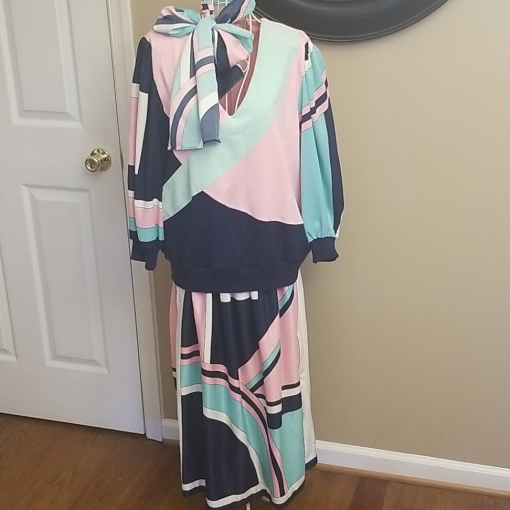 Truly stunning vintage skirt and top